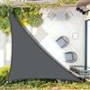 AXT SHADE Vela Ombreggiante Impermeabile Triangolo Rettangolo 2,5x2,5x3,5m Tenda a Vela Parasole e Protezione Raggi UV per Esterno Terrazza Giardino-Antracite