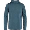 Fjällräven Fjallraven 87199-534 Abisko Sun-Hoodie M T-Shirt Uomo Indigo Blue Taglia L
