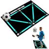 LXYYDS Tappetino da Allenamento per Calcio, 60 x 90 cm Tappetino da Calcio per Allenamento, Antiscivolo Palla da Calcio Tappetino, Tappetino Calcio Allenamenti Dribbling, per Bambini Adulti