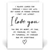 Rib Ticklerz - Carino biglietto d'amore anniversario San Valentino biglietti di compleanno per fidanzato, fidanzata, marito, moglie, biglietti sentimentali per lui lei I Love You Gifts - CD679