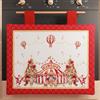 PETTI Artigiani Italiani - Copriforno Natalizio, Copriforno Cucina Natalizio, Copri Forno 40x50 cm, Copriforno Circus, 100% Made in Italy