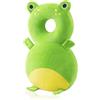 Auirshiky Cuscino di protezione della testa del bambino, cuscino per zaino regolabile e traspirante per tutti,adatto ai bambini che imparano a gattonare e camminare con ginocchiere (Rana in Peluche)