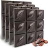 La Fondenteria Set di 4 Tavolette Fondenti 100% con Pasta di Cacao Pura, Senza Zucchero | Cioccolato Artigianale Extra Fondente a Base di Massa di Cacao, Fatto Artigianalmente in Italia (400 g)