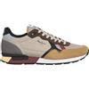 Pepe Jeans Sneakers Uomo Brit Colors M, Marrone Caramello Beige, 7 UK