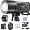 Godox AD600ProII Flash Speedlite wireless TTL da 600 W, HSS a 1/8000 s, tempo di ricarica 0,01-0,09 s, con luce pilota bicolore da 40 W per fotocamere Canon E-TTL II, Nikon i-TTL, Sony, Fuji e Olympus