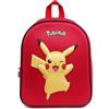 Pokémon Zaino Pikachu Bambini 3,5L - Zainetto Leggero per Asilo e Scuola Materna 27 cm - Per Bambini e Bambine da 3 a 6 Anni - Giallo o rosso (rosso)