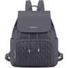 LOVEVOOK Zaino da donna piccolo impermeabile 2 in 1 mini zaino da donna elegante per il tempo libero, scuola, viaggi, lavoro, grigio, 33 cm (13), Casual