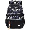 Amythe Zaino Scuola Superiore e Media per Ragazzi Grande Leggero Moda | 32L Zaini Casual Uomo Pc 16, Borsa Scuola Adolescenti, Nero Idrorepellente Pettorina, Adatto al Trolley, Ritorno / Viaggio