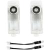 ERSDGG 2 proiettori LED per porte auto, illuminazione porta, illuminazione di benvenuto, illuminazione per porte auto, adatto per 1/2/3/4/5/6/7/X1/X2/X3/X4/X5/X6/X7/M/Z/GT (50TH)