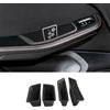 LUWU 4 Pezzi Contenitori per Porta Compatibili con Porsche Macan 2014-2024 Organizer Console Centrale della Porta [Porta di Casa & Posteriore ] Accessori Interni (Nero)