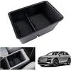 GAFAT Compatibile con Audi Q4 e-tron EV Electric 2021-2023 2024 Contenitore per Console Centrale, Q4 etron Sportback 2024 Organizer per Braccioli, Vassoio Portaoggetti, Accessori Q4 etron (Nero1)