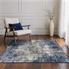 BEIMO Tappeto Salotto Astratto 120x170 cm - Blu Grigio Freddo, Morbido, Lavabile e Antiscivolo