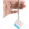 Vdealen Miniatura Cubo Magico Portachiavi, Professionale Speed Cube per Principianti e Utenti Avanzati, Regalo per Bambini Adolescenti Adulti (3x3)