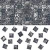 FINGERINSPIRE 100 pezzi in miniatura pavimentazione per casa delle bambole, 27 x 27 x 3,2 mm, grigio ardesia scuro, pietre da pavimentazione in miniatura, 1/12 scale in resina, simulato, mini