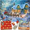 Mindmade Puzzle Calendario dell'Avvento - Christmas Magic di Abraham Hunter