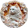 Hakumata Puzzle di legno per adulti,puzzle per lo sviluppo intellettuale dei bambini e degli adulti, con scatola regalo di legno (3D Cat-2, M, 200 pezzi)