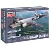 Platz Minicraft Models Modellino di B-25H U.S.A.A.F Mitchell con Kit, in Scala 1: 144