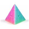 XMDCuber QY Toys Jelly Piramid 3 x 3 Cube, Stickerless 3 x 3 x 3 cm, Triangolo Speed Cube Jelly Color