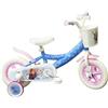 Disney A.T.L.A.S. Bicicletta 10'' Bambina Regina delle Neve/Frozen con Cestino Anteriore, Parafango, Carter, Ruote Bastoni & 2 stabilizzatori