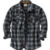 Legendary Whitetails - Camicia da Uomo in Pile, a Maniche Lunghe, Uomo, Maniche Lunghe, 6494, Plaid in Grafite, L