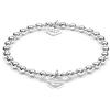 Annie Haak Braccialetto in argento Sterling 925 con mini orchidea, ciondolo a forma di cuore inciso con scritta Fabulous Mum, regalo per Natale, famiglia, regalo per donne/moglie/mamma, regalo di