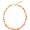 MARARDI Collane Donna [Bali Arancia] Italiano Collana Corta Perline di Vetro e Chiusura Dorata - Handmade Gioielli Italiani Originali Eleganti per Tutti i Giorni Eventi Matrimoni Occasioni Speciali
