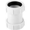 SagaSave Connettore dritto per tubo da 40 mm, raccordo dritto in PVC, connettori di prolunga per tubi, raccordi idraulici per vasca da bagno, cucina, lavello e piatto doccia