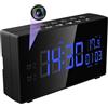 CYI Telecamera Nascosta Orologio, Microcamera Spia WiFi Invisibile 5G, Mini Videocamera Spia Portatile HD1080P con Visione Notturna Rilevamento del Movimento Per uso interno in casa, ufficio, ecc.