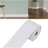 IGTOPS Bordura autoadesiva per carta da parati, 10 cm, in PVC, flessibile, impermeabile, decorazione per soggiorno, camera da letto (10 cm x 5 m, bianco)