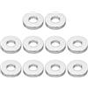 PATIKIL M8 Rotondo Alluminio Spaziatori, 10pz Metallo Spaziatore Alluminio 8.5mm ID x 20mm OD x 4mm L Spessore Alluminio Spaziatore Vite Stallo per 5/16 o M8 Vite Bulloni