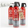 notlok Safety Work - 3x 750ml Estintore per batterie al litio senza fluoro | Spray estintore sicuro per batterie di smartphone, laptop e biciclette elettriche | Mini Estintore per casa senza PFAS