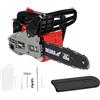 DEDRA Motosega a benzina mini motosega potenza 1,0 kW, 25,4 cm³, guida 10 (25 cm), motore a due tempi raffreddato ad aria, catena a mezza scarpa, fino a 11500 giri/min
