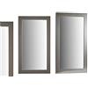 Gift Decor Specchio da parete in legno Vetro argentato (64,5 x 1,5 x 84,5 cm)