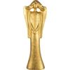 GILDE Statuetta Cecilia - Angelo in ceramica - Oro opaco - Altezza 71 cm - Decorazione - Regalo - Accessori per la casa - Statua d'angelo