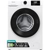 Hisense WF1G7021BW - Lavatrice Slim a Carica Frontale 7 kg, Classe B, Vapore, Allergy Care, 15 Programmi, Motore Inverter, Quick Wash 15', Pulizia Cestello, Display LED, Bianco