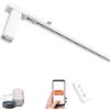 ACRIMO Binario per Tende Motorizzato, Kit Smart Track con Motore WiFi e Telecomando, Compatibile con Google Home, Alexa e APP Tuya Smart Mobile, Lunghezza fino a 3m (spina EU)