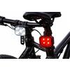 pavoreale Luci Bici LED Ricaricabili USB-C, Faro Anteriore 500 Lumen e Luce Posteriore IP65, Kit luci Bici elettrica, Set Potente con modalità Multiple per Città, MTB e Monopattino
