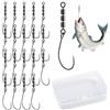 Eniyou 20 Pezzi Girelle Da Pesca Girelle Pesca Cuscinetti Sfera Rotazione Ad Alta Velocità Resistente All'usura Resistente Alla Corrosione Durevole Taglia 4 Versatile Liberamente Con 1 Scatola Conservazione