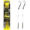 PRO FILSTAR Ronnie Rig - Ami da Pesca N2, Filo da Pesca Fluorocarbon 20cm/9,07kg - Anti Tangle - Accessori Pesca alla Carpa - Attrezzatura Carpfishing - Pop Up Carp Fishing Hook - Ganci Boiles Pellet