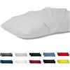 Flowen Federe Cuscini Letto Matrimoniale e Divano 40x145 Set 2 Copricuscini 100% Cotone Jersey Tessuto Morbido Anallergico Antiacaro Traspirante Coppia Fodere Rettangolari Lavabili in Lavatrice