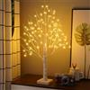 Gobesty Albero LED, Betulla Albero Luminoso da Interno, Albero Fatato con 144 LED, Regolabile Rami Luci, Batteria/USB, Lampada Albero per Natalizie, Pasquali, Soggiorno