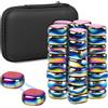 Yegookay 40 Pezzi 20×8mm Magneti Colorati in Ematite Magnet da Frigorifero Forti Irregolari Versatili Concentrazione Creatività Ufficio Gadget Puzzle Bacheca Magnetica Lavagna Scuola Ufficio Casa