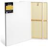 Elan Tela per Dipingere 60x90 380 gr, Set da 4 Tele per Dipingere 60x90, 100% Cotone Tele Pittura Grandi, Canvas for Painting 380 GSM, Tela 90x60