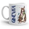 Paolo Chiari Tazza in Ceramica Caffè e Tè, Personalizzata con Nome, Idea Regalo Compleanno per Amici e Familiari, Certificata per Alimenti, Adatta al Microonde, Made in Italy (Ginevra)