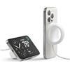 elago Grip Stand Magnetico - Compatibile con MagSafe, Compatibile con iPhone 17/16/15/14/13/12, Supporto in Silicone Premium [Cavo di ricarica non incluso] (Bianco)