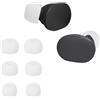 kwmobile 6x Auricolari di ricambio compatibile con JBL Tune Buds Gommini sostitutivi in Silicone - 3 Misure - bianco