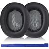 Aiivioll Cuscinetti di ricambio compatibili con JBL LIVE 500BT Wireless Cuffie over-ear padiglioni auricolari Protein pelle PU Cuscinetti di riparazione (nero)