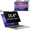 KiimLaa Filtro Privacy Magnetico Rimovibile per Laptop 15,6 16:9 - Pellicola Protezione, Anti-Riflesso e Filtro Luce Blu per Notebook 15,6 Pollici (351 * 204) mm