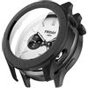 YealRed Custodia per Xiaomi Watch S4, Rigida in PC (Nero)