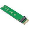 DollaTek Adattatore Pcie M.2 Adattatore da NVME a Pcie x1 Supporta quattro dimensioni SSD M.2 2230/2242/2260/2280